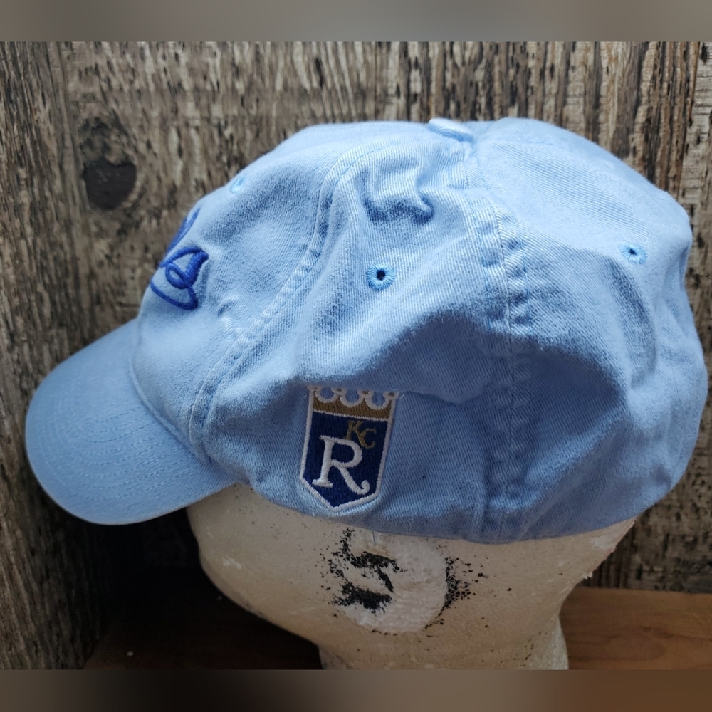 Kansas City Royals Baseball Hat Cap Adult One Size Fitted Blue Nike Embroidered - Picture 3 of 9